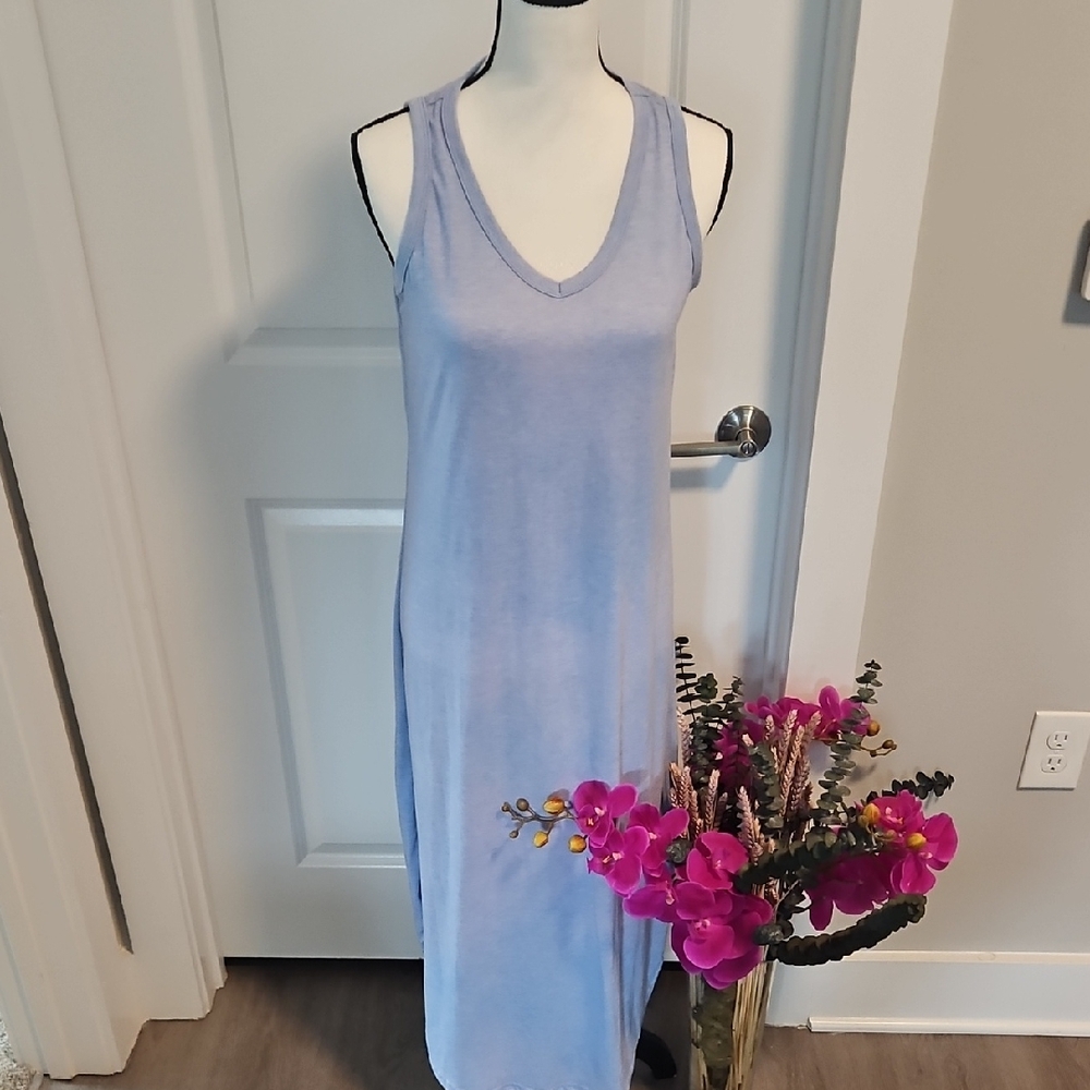 SHEIN Soft Blue Maxi Dress